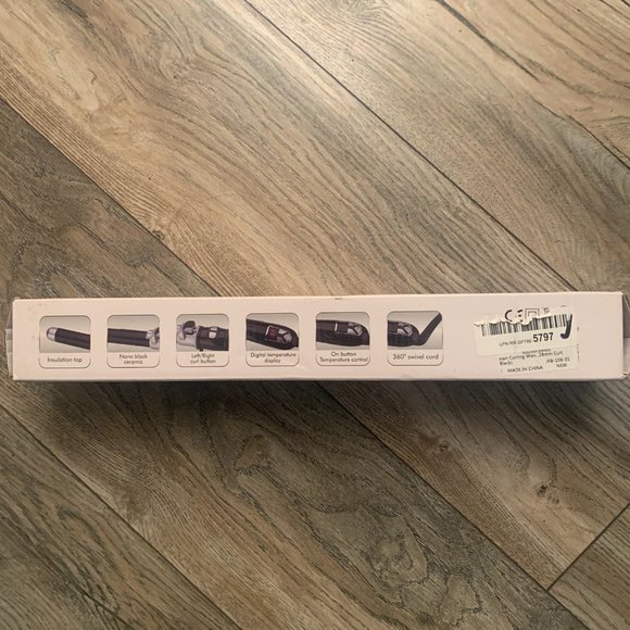 NEW PROFESSIONAL 360 DEGREE AUTOMATIC ROTATION CURLING IRON HAIR CURLER 1” - Picture 5 of 7